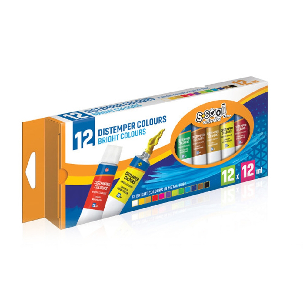 Tempera 12 culori x 12ml S-Cool [3]