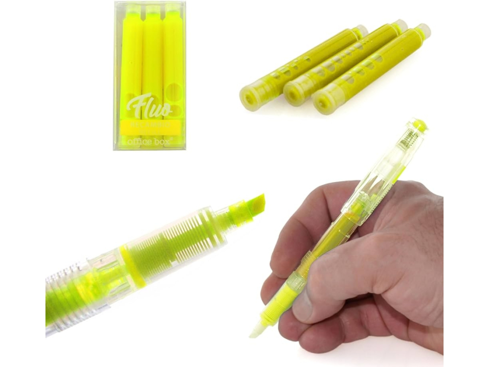 Text marker Fluo Office Box galben [2]