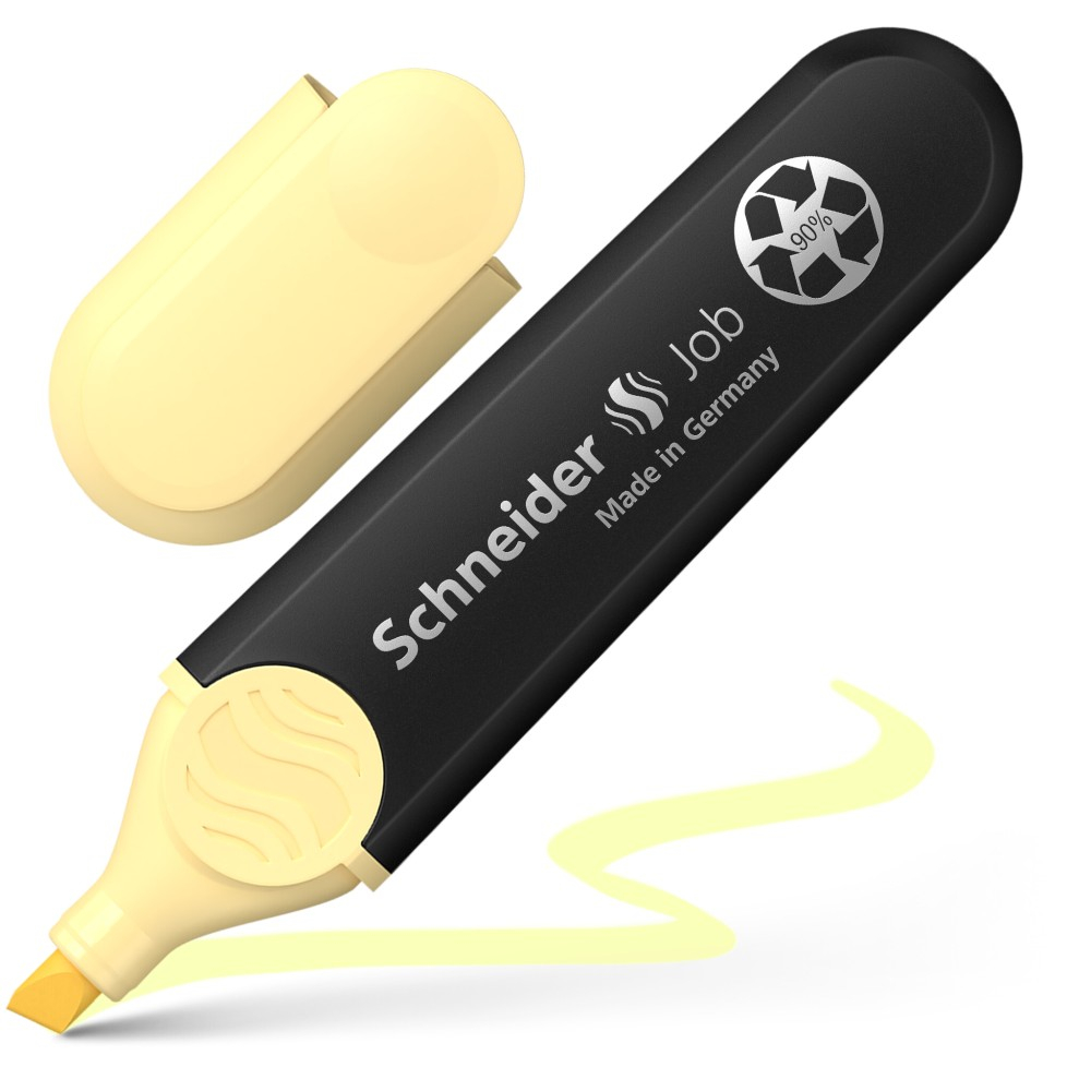 Textmarker Schneider Job pastel galben [1]
