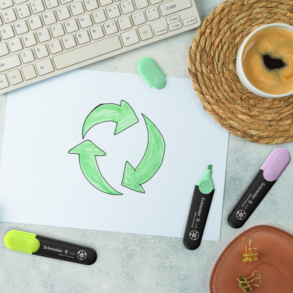 Textmarker Schneider Job Pastel, bleu [5]