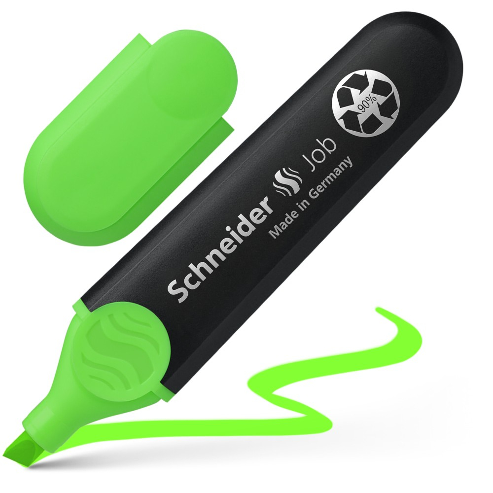 Textmarker Schneider Job verde [1]