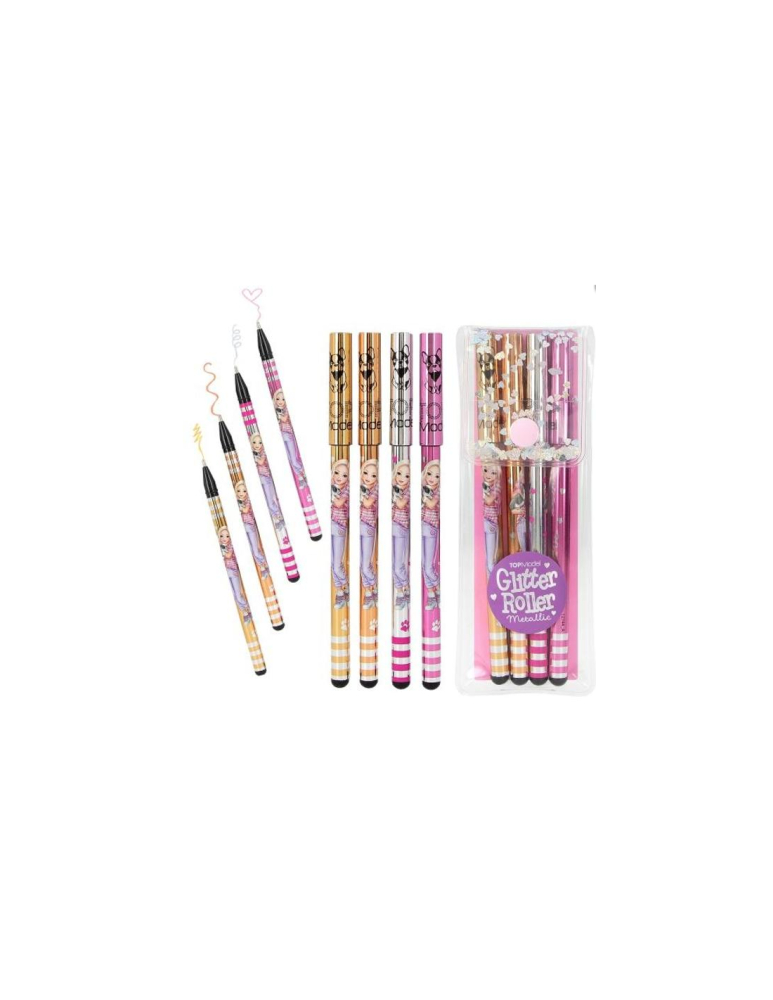 Set 4 pixuri cu gel metalic TOPModel [3]