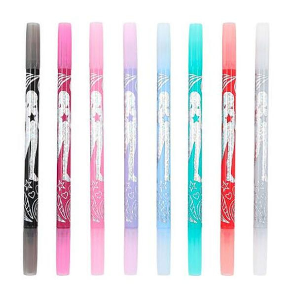 Set 8 finelinere pentru caligrafie cu doua capete TOPModel [2]