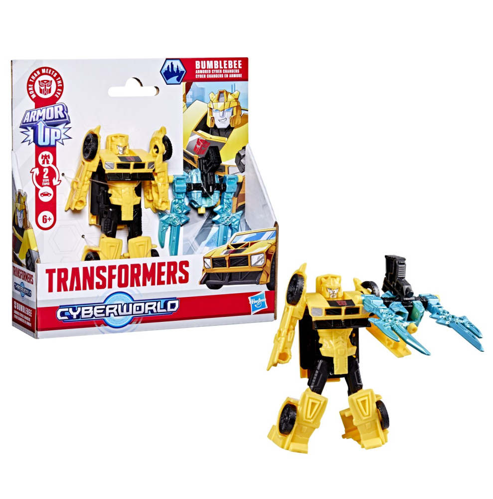 TRANSFORMERS CYBERWORLD ROBOT BUMBLEBEE BLINDAT TRANSFORMABIL [2]