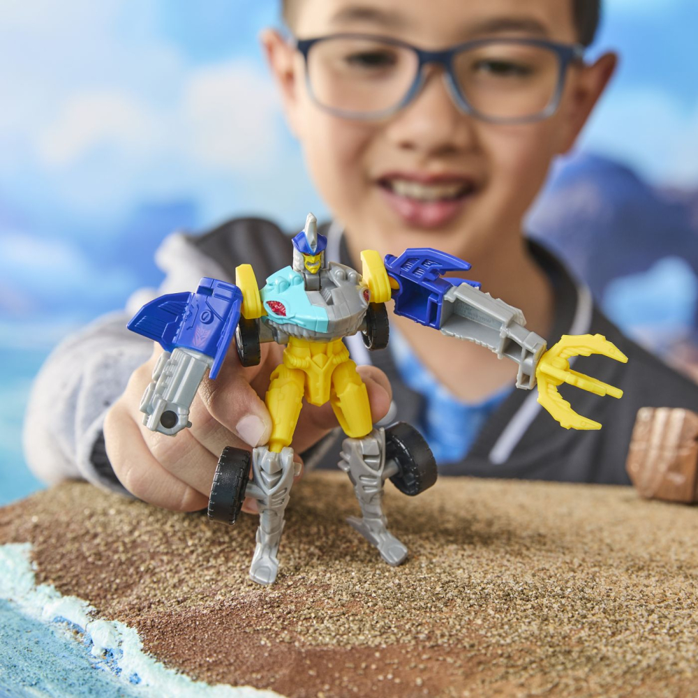 TRANSFORMERS CYBERWORLD ROBOT SKYBYTE CONVERTIBIL 10CM [4]