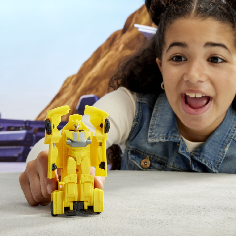TRANSFORMERS EARTHSPARK FIGURINA BUMBLEBEE 1 STEP SMASH TO CHANGE [4]