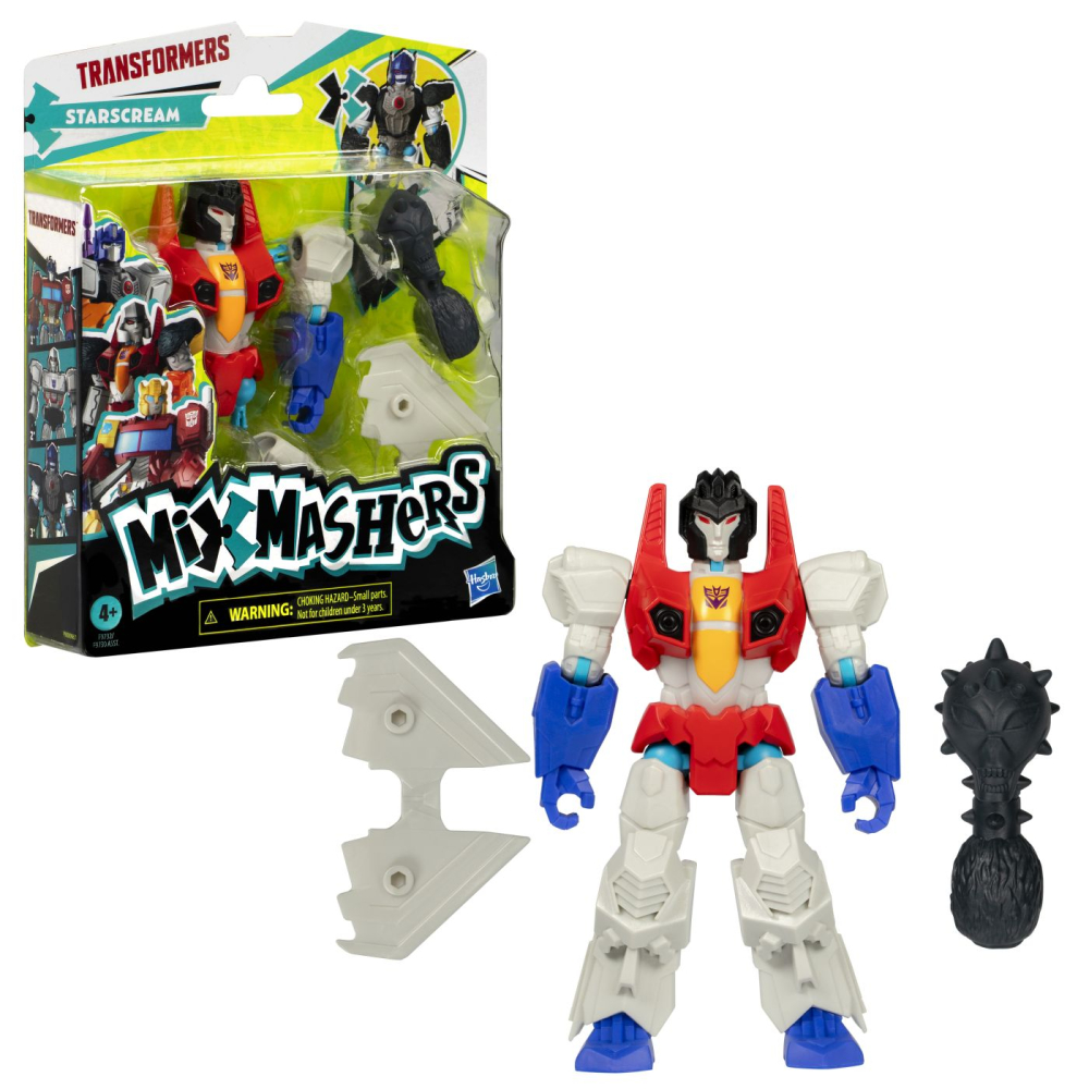 TRANSFORMERS MIX MASHERS FIGURINA STARSCREAM 12CM SI ACCESORII [8]