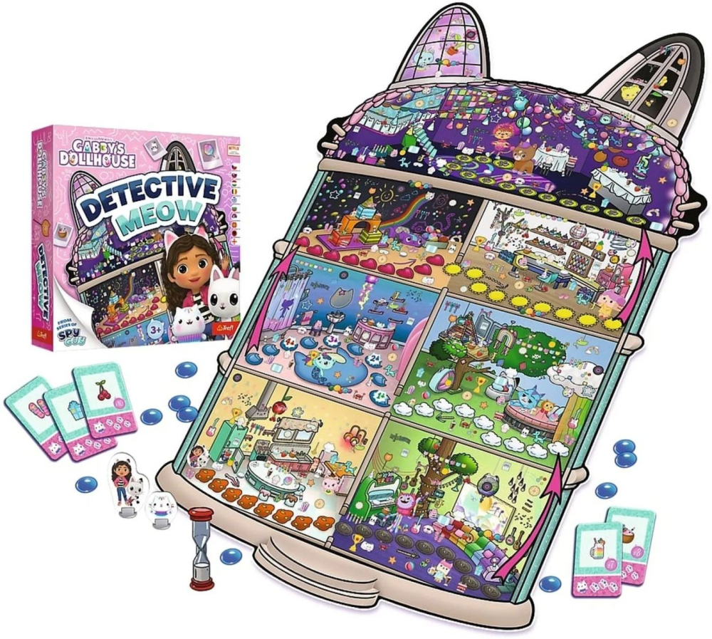 TREFL GABBYS DOLLHOUSE JOC DE SOCIETATE DETECTIVUL MEOW [4]