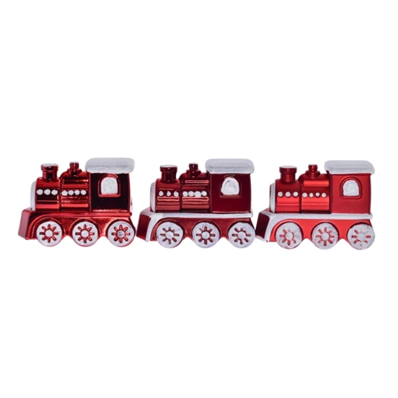 Trenulet din plastic cu agatatoare 3/set 10 cm rosu [1]