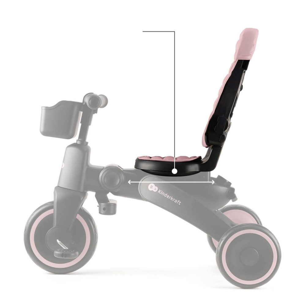 TRICICLETA KINDERKRAFT JAZZ 2, PINK [6]
