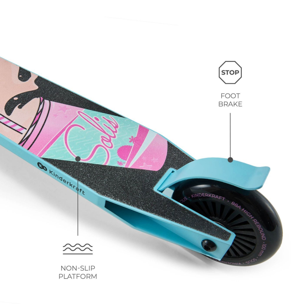 TROTINETA KINDERKRAFT SOLIS, PINK [4]