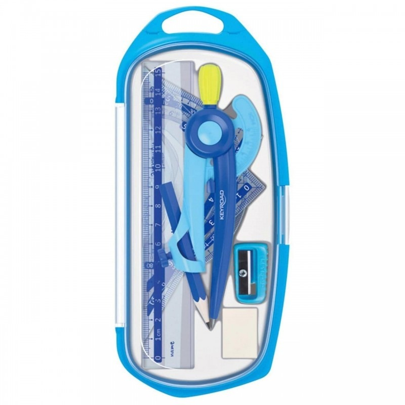 Trusa geometrie Compax Keyroad culori diferite [3]