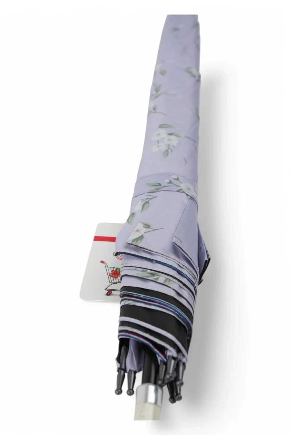 Umbrela mov cu model floral [3]