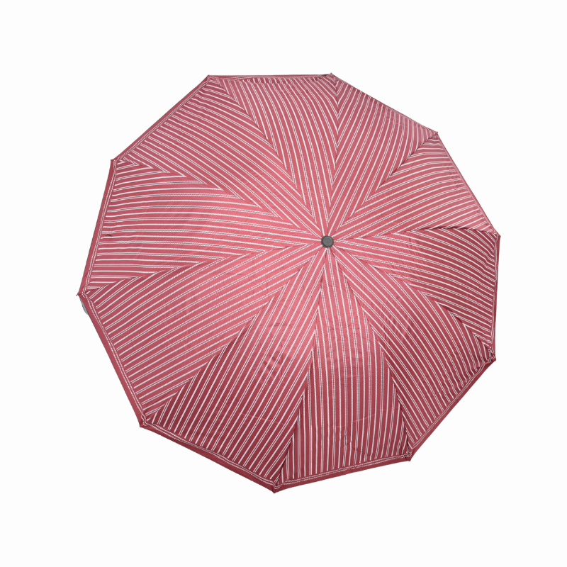 Umbrela telescopica cu husa model cu dungi culori diferite [3]