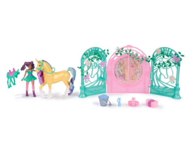 Set de joaca Unicorn Academy Papusa Ava si Unicornul Leaf cu accesorii [2]