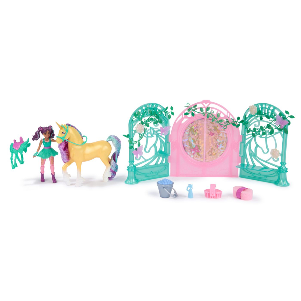 UNICORN ACADEMY SET PAPUSA AVA SI UNICORNUL LEAF CU ACCESORII [5]
