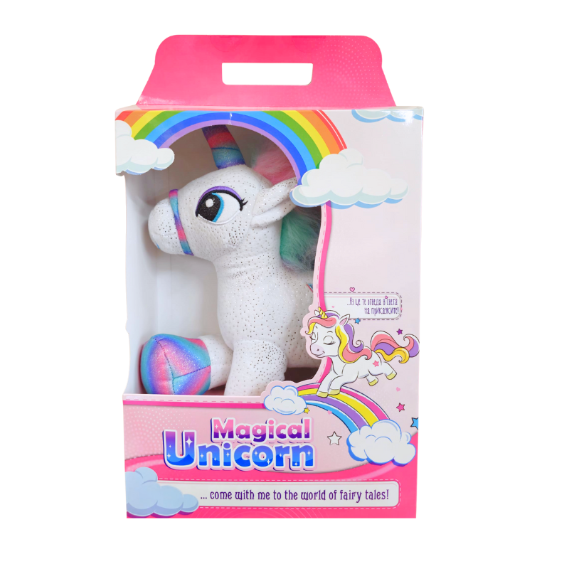 Unicorn muzical 28cm alb [2]
