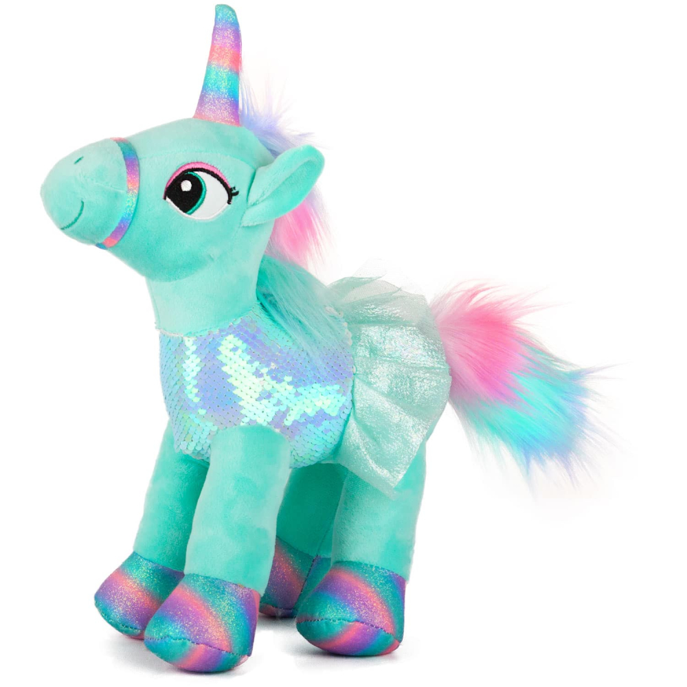 Jucarie de plus Unicorn verde 20 cm [1]