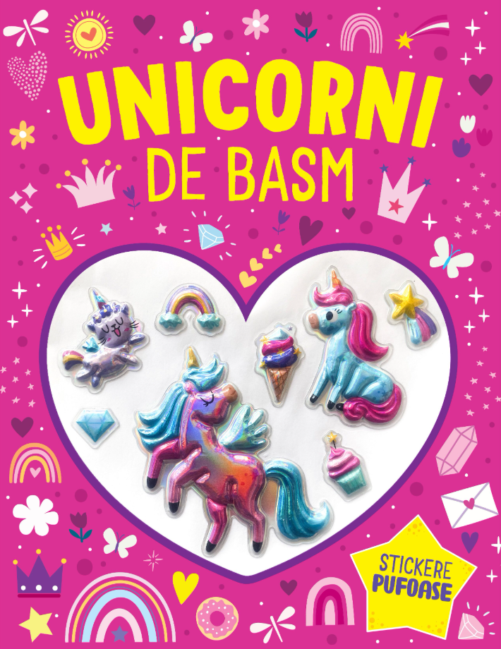 Unicorni de basm – Stickere pufoase [1]