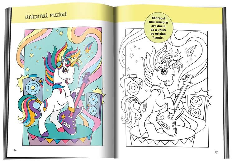 Unicorni magici. Carte de colorat [2]