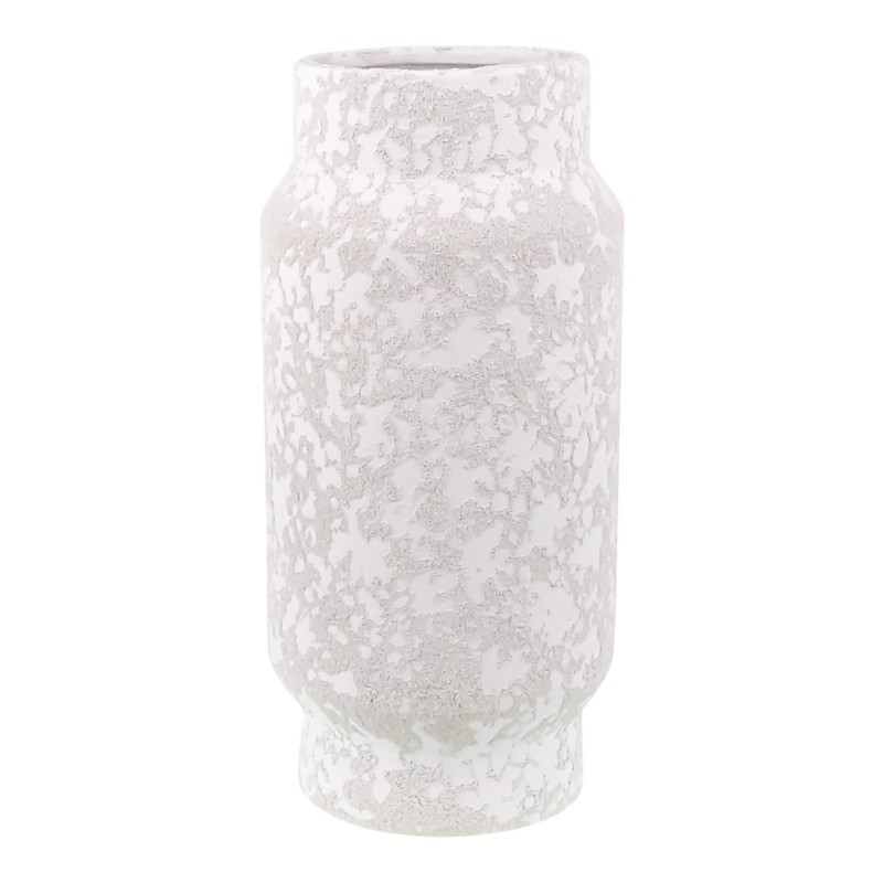 Vaza ceramica cu aplicatii 11x25 cm [1]
