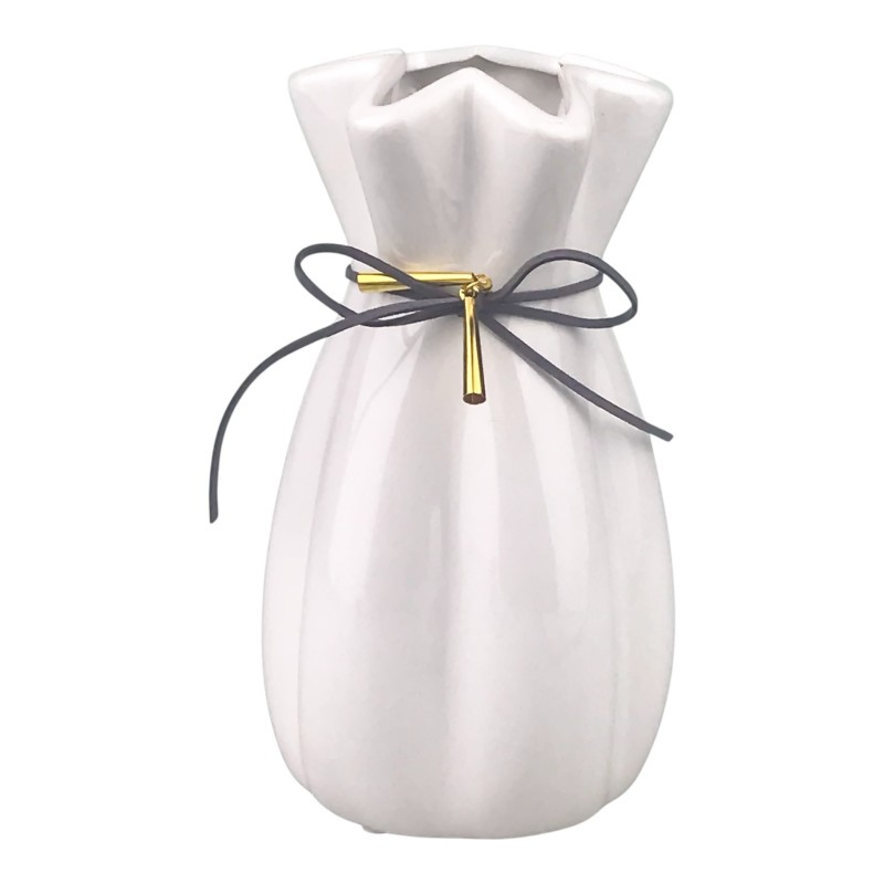 Vaza ceramica cu snur 10x15 cm diverse culori [4]