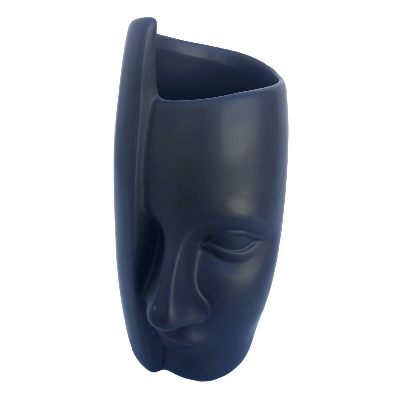 Vaza ceramica chip uman 8x18 cm [2]