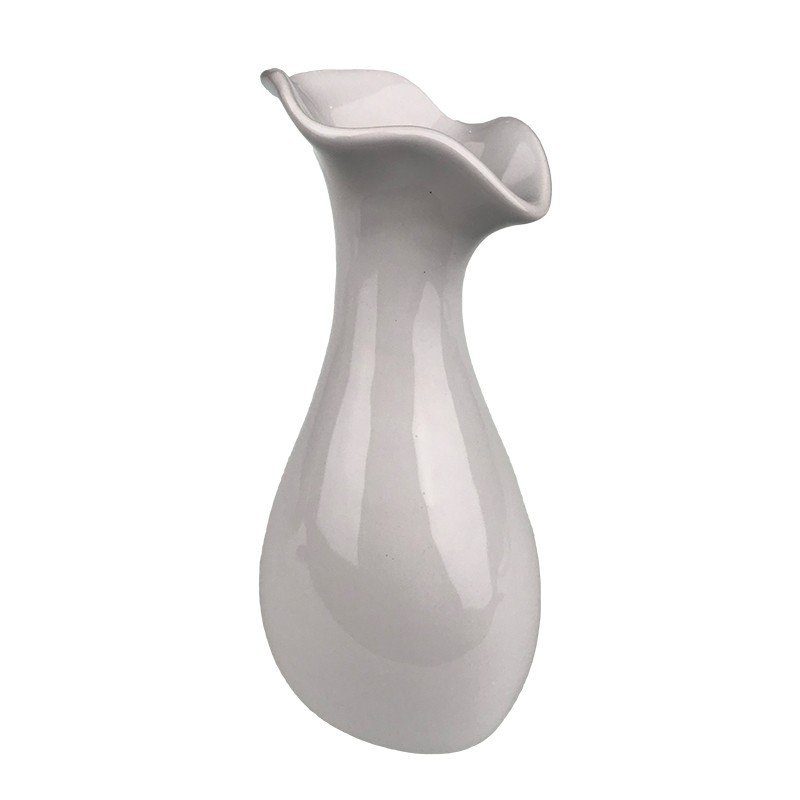 Vaza cu gura ondulata 8x17 cm culori diferite [4]