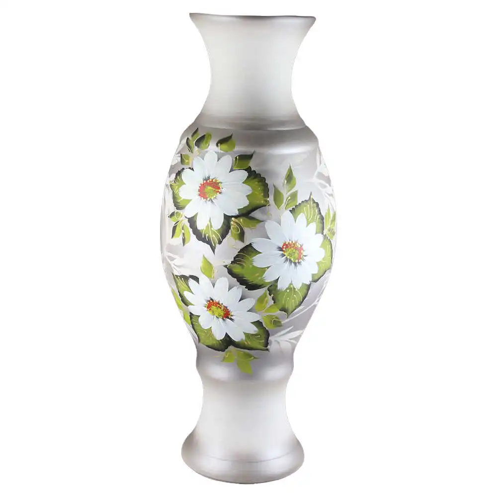 Vaza de podea din ceramica pictata manual 24 x 65 cm [2]