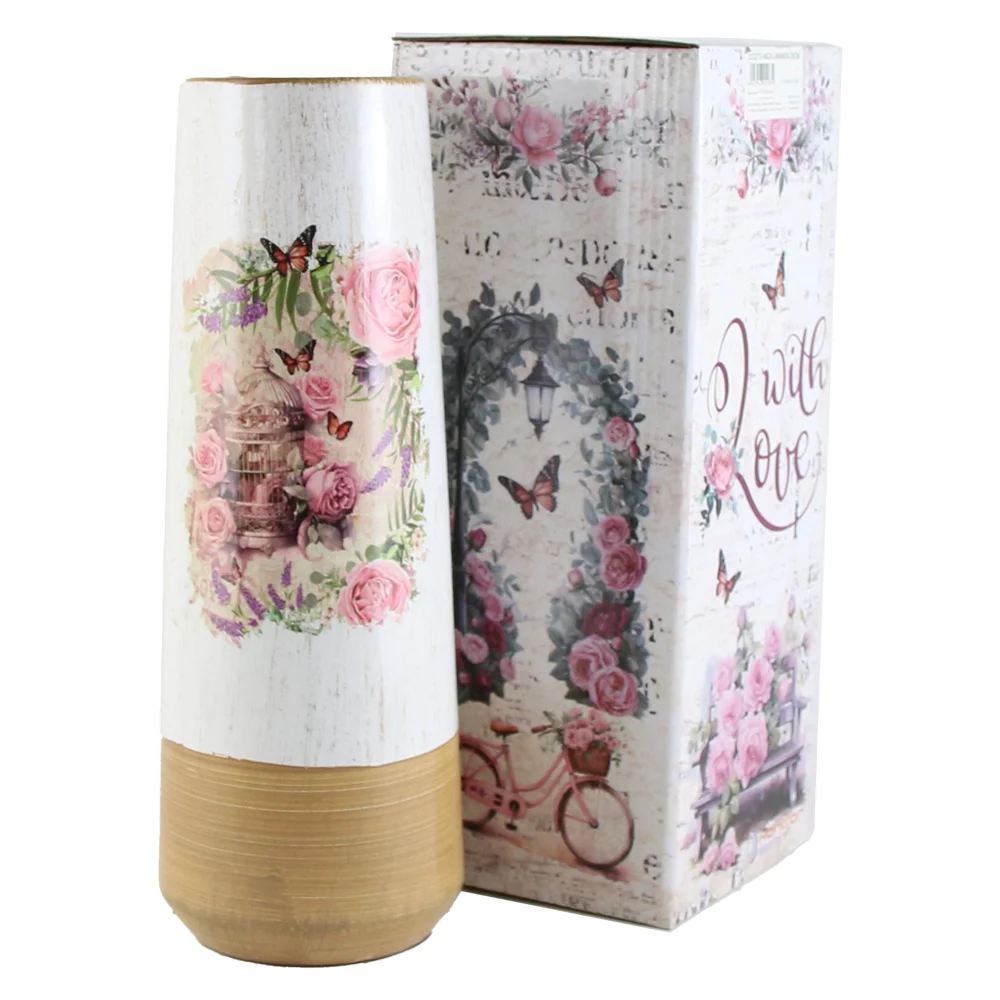 Vaza din ceramica Roses 11×29 cm [1]