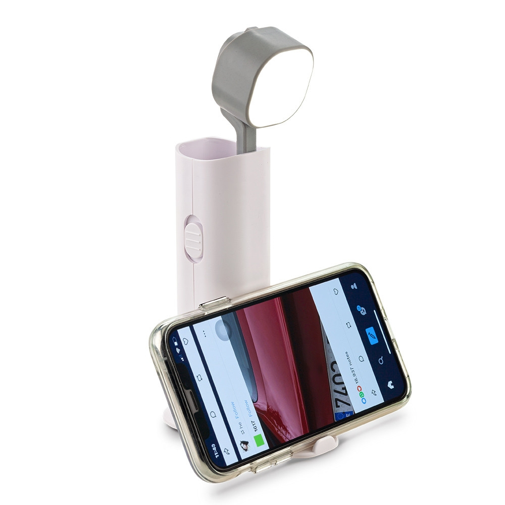 Veioza birou multifunctionala 4 in 1 cu suport telefon, lanterna si baterie externa [3]