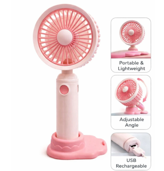 Ventilator mini portabil pentru birou USB 3 viteze [2]