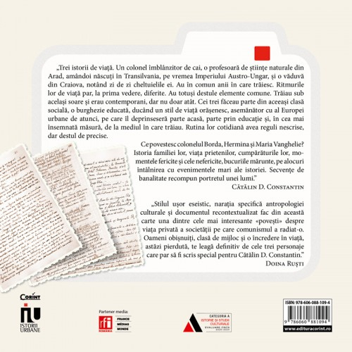 Viata de zi cu zi in documente vechi de familie – Catalin D. Constantin [2]