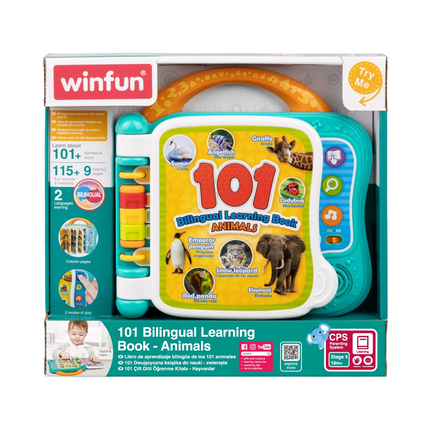 Winfun Carticica bilingva pentru invatarea animalelor [6]