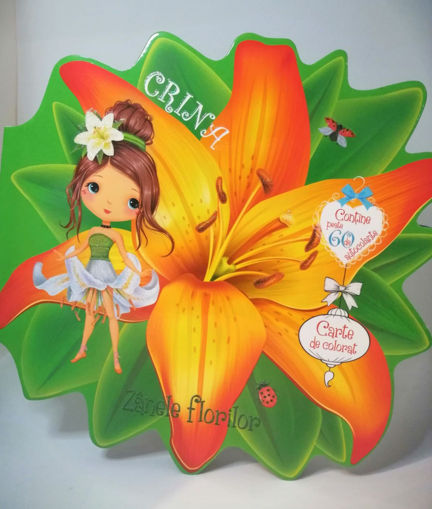Crina Zanele florilor Carte de colorat [1]