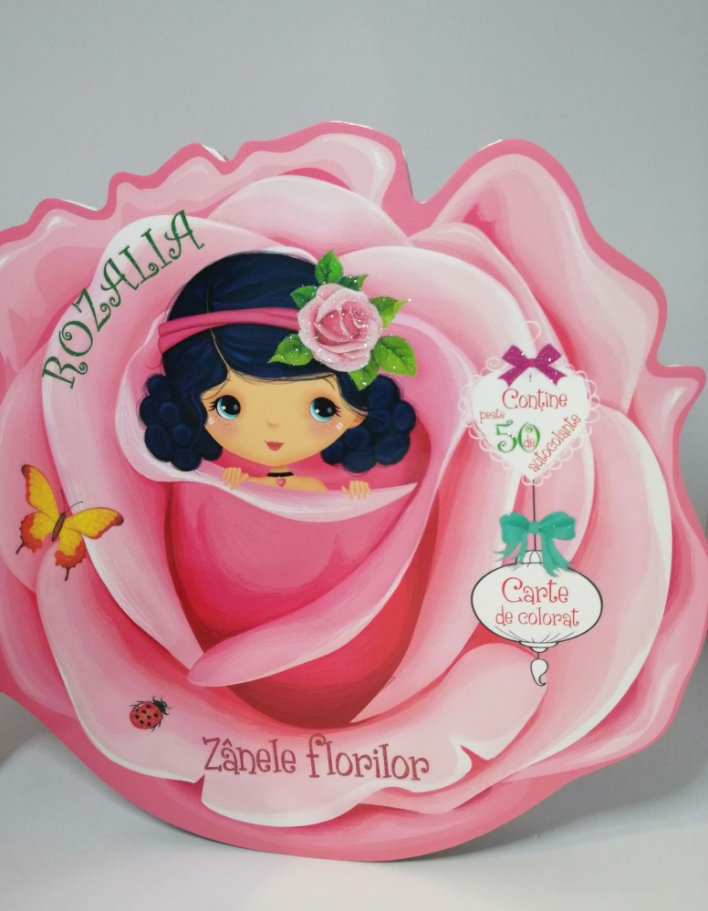 Rozalia Zanele florilor Carte de colorat [1]