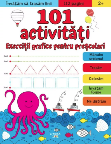 Cărți - 101 activitati. Exercitii grafice pentru prescolari