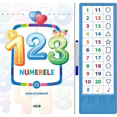 Cărți - 123. Numerele. Asculta si invata