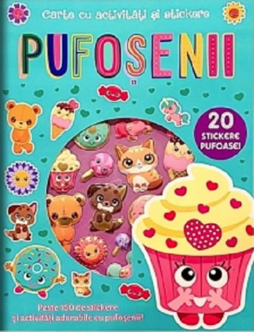 Cărți - Pufosenii - Carte cu activitati si stickere