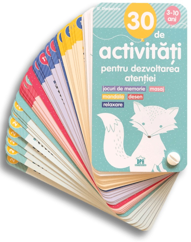 Noutăți Librăria Compas - 30 de Activitati pentru dezvoltarea atentiei - Gilles Diederichs
