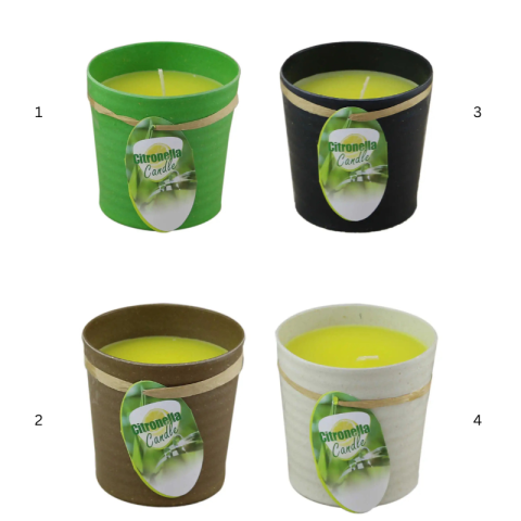 Lumanare parfumata Citronella Candle 9 x 9 cm modele diferite [1]