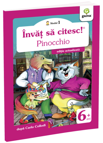 Cărți ilustrate și interactive - Pinocchio. Invat sa citesc! Nivelul 1 - Carlo Collodi