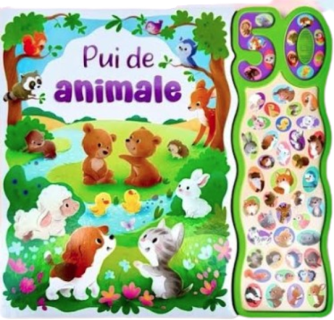 Cărți - Pui de animale. 50 de sunete - Alejandra Barajas