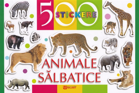 Noutăți Librăria Compas - 500 stickere - Snimale salbatice