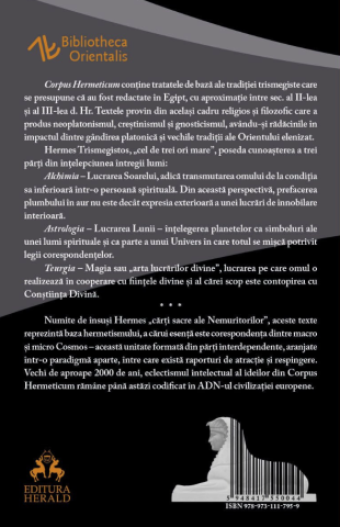 Corpus Hermeticum - Hermes Trismegistos [1]