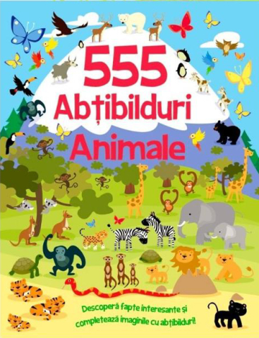 Cărți - 555 abtibilduri. Animale