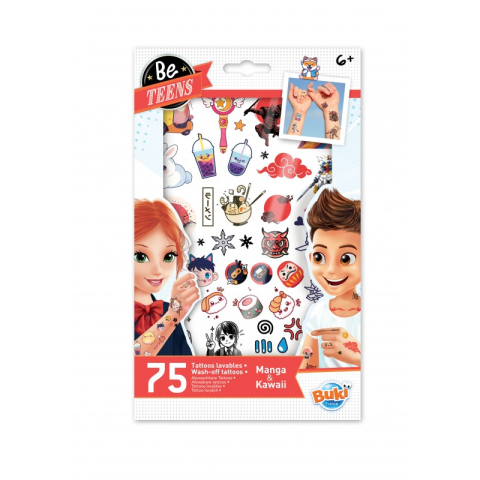 Accesorii personale și beauty - Set 75 de tatuaje temporare Manga