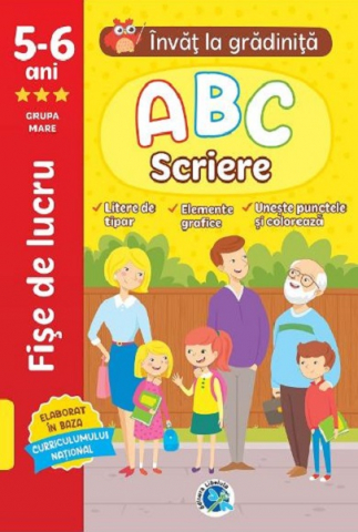 Cărți - ABC Scriere – 5-6 ani, grupa mare