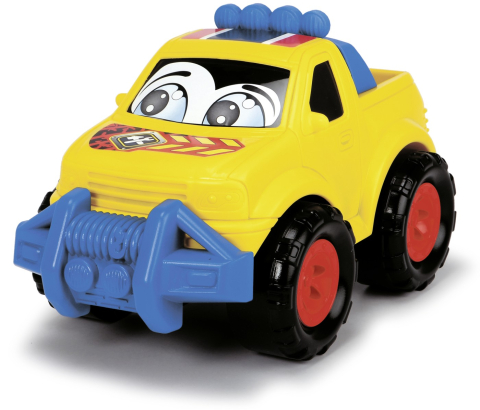 Mașinuțe de jucărie - ABC VEHICUL JEPP GALBEN 27CM