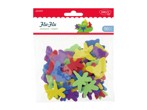 Artă și creativitate - Accesorii craft - Insecte autoadezive flu-flu 50/set Daco